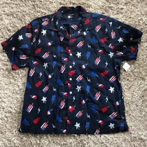 NWT City Streets Novelty Shirt, Sz L